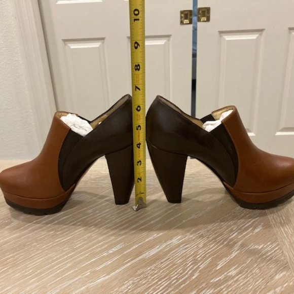 New NIB Walter Steiger Sz EU 35 (US 5) Brown Boots Platform Booties Fall Winter - Picture 5 of 12